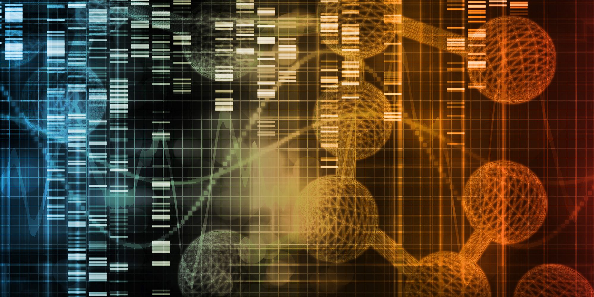 Genetic Engineering as a Science Concept Art